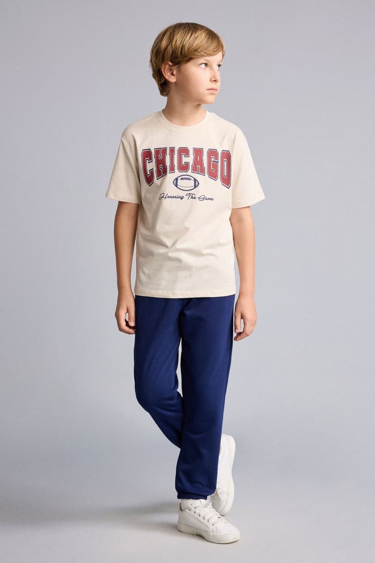 Printed T-Shirt Sweatpants 2-Pack Green Set Boys Secondary image