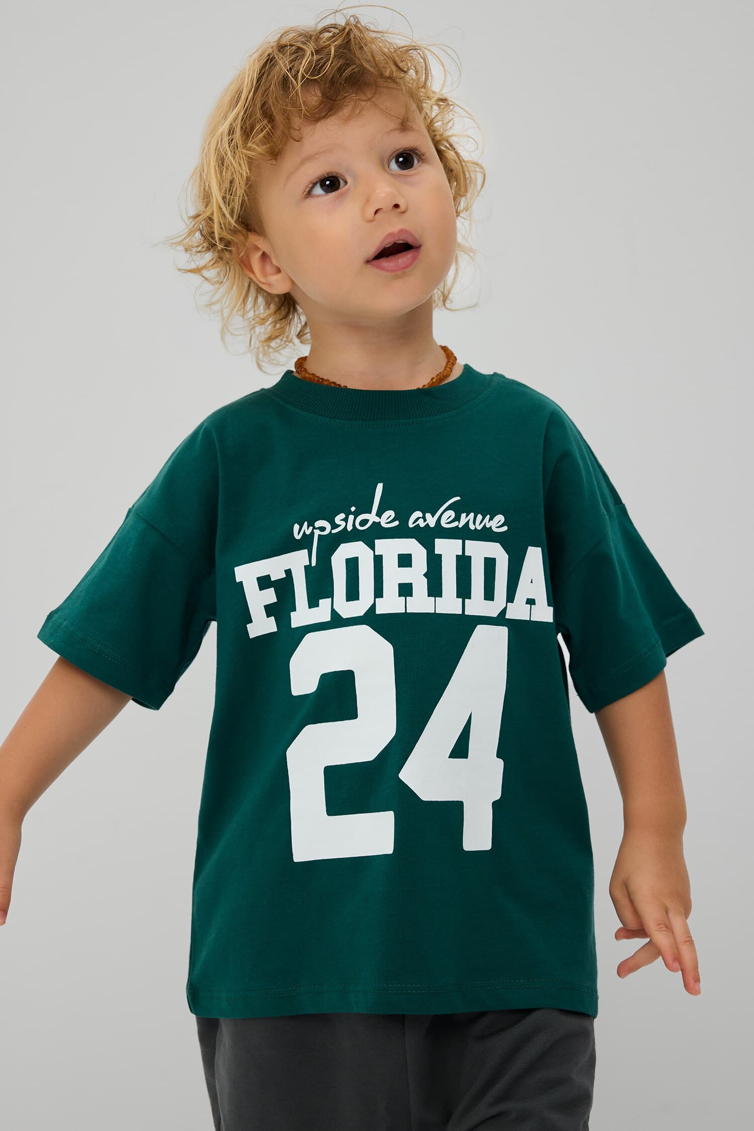 Printed T-Shirt Regular Fit Sweatpants 2 Pcs Boy Secondary image