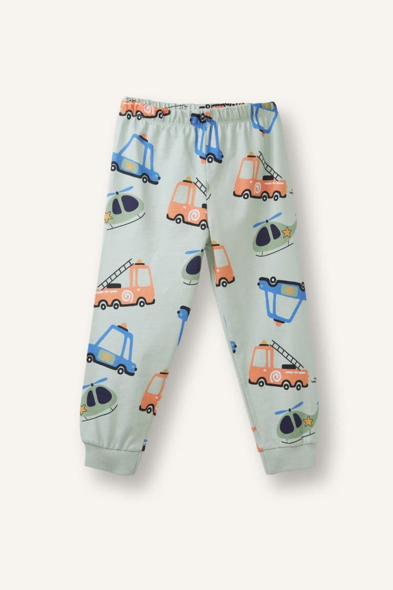 2-Piece Pajamas Mint Green Set Baby Boy