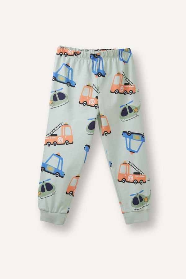 2-Piece Pajamas Mint Green Set Baby Boy