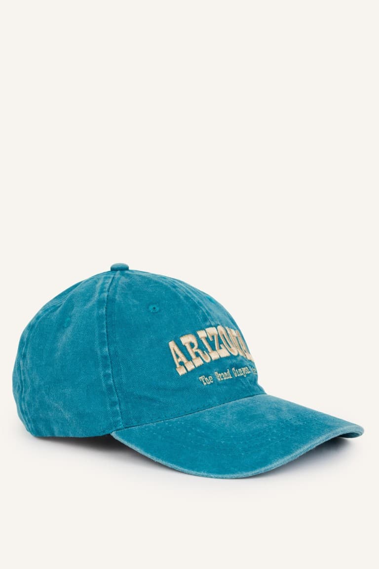 Mens Embroidered Cotton Cap Black Hat Secondary image