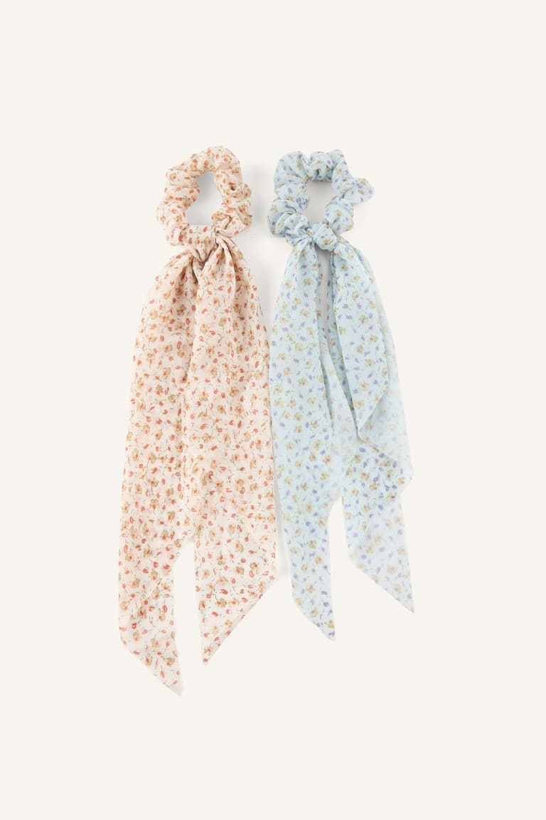 Women 2-Pack Floral Elastic Buckle