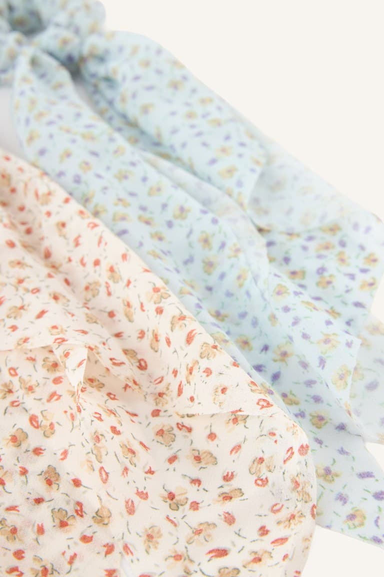Women 2-Pack Floral Elastic Buckle
