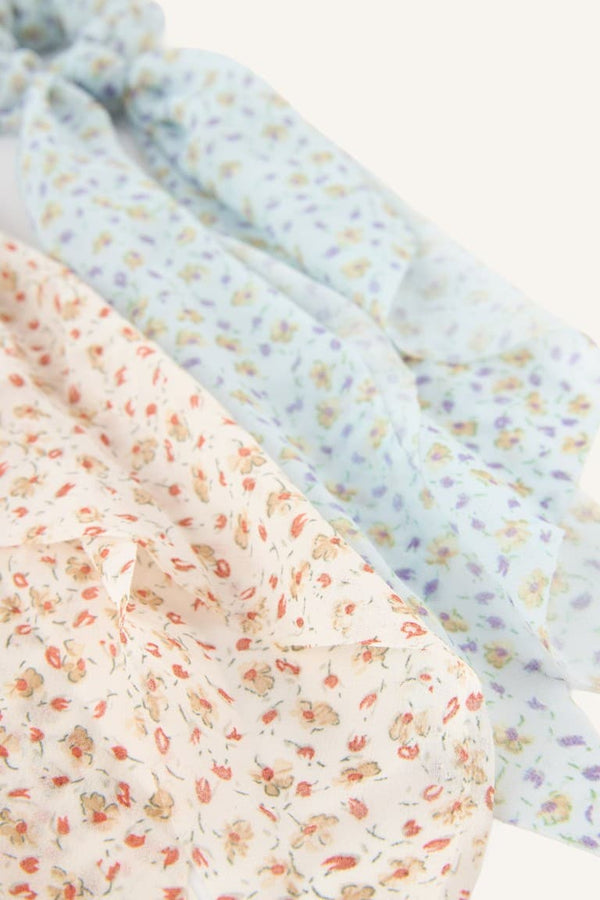 Women 2-Pack Floral Elastic Buckle