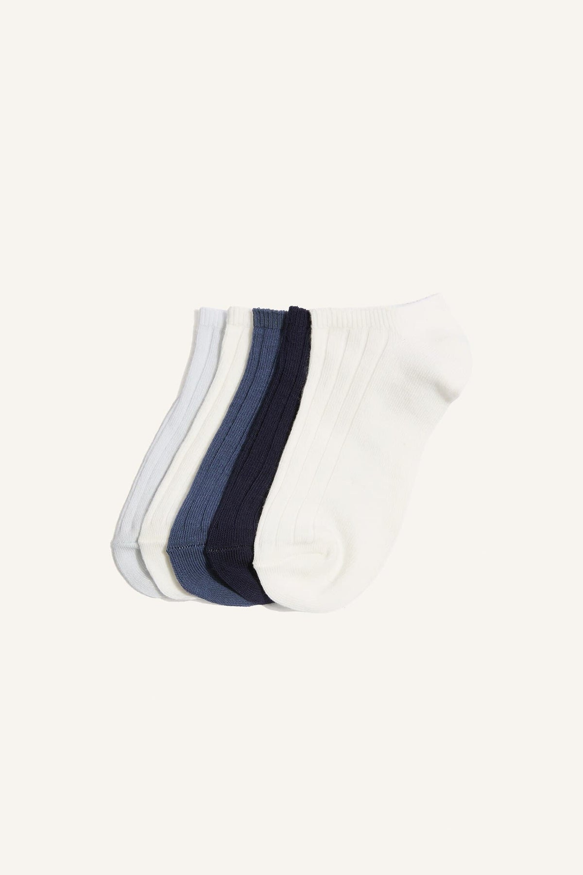 5 Pack Cotton Booties Socks Girl Main image