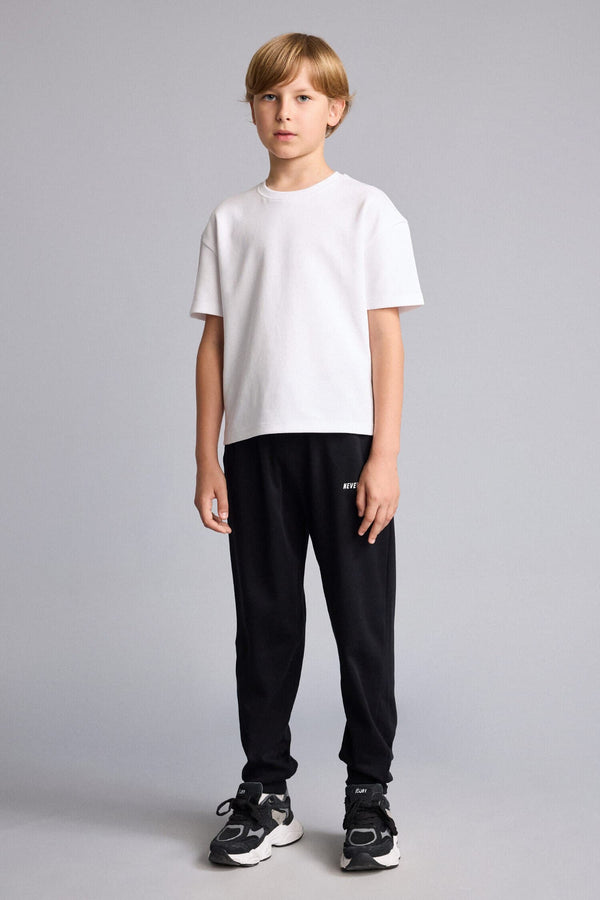 100% Cotton Printed Overless Anthracite Trousers Boy
