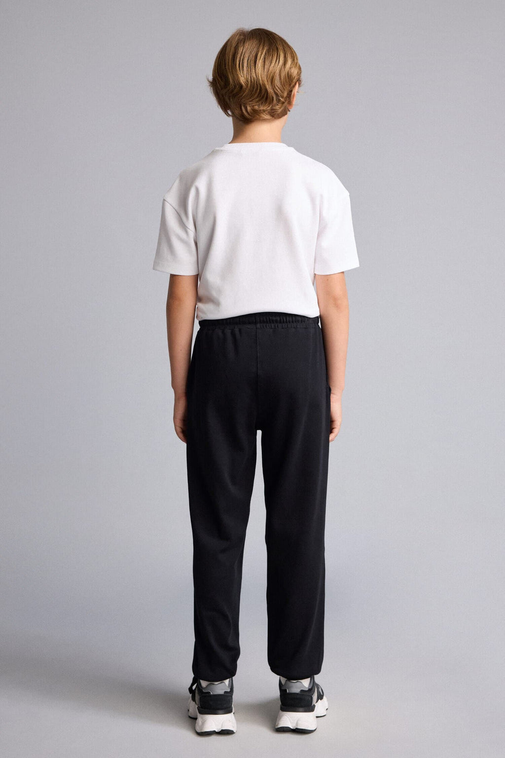 100% Cotton Printed Overless Anthracite Trousers Boy