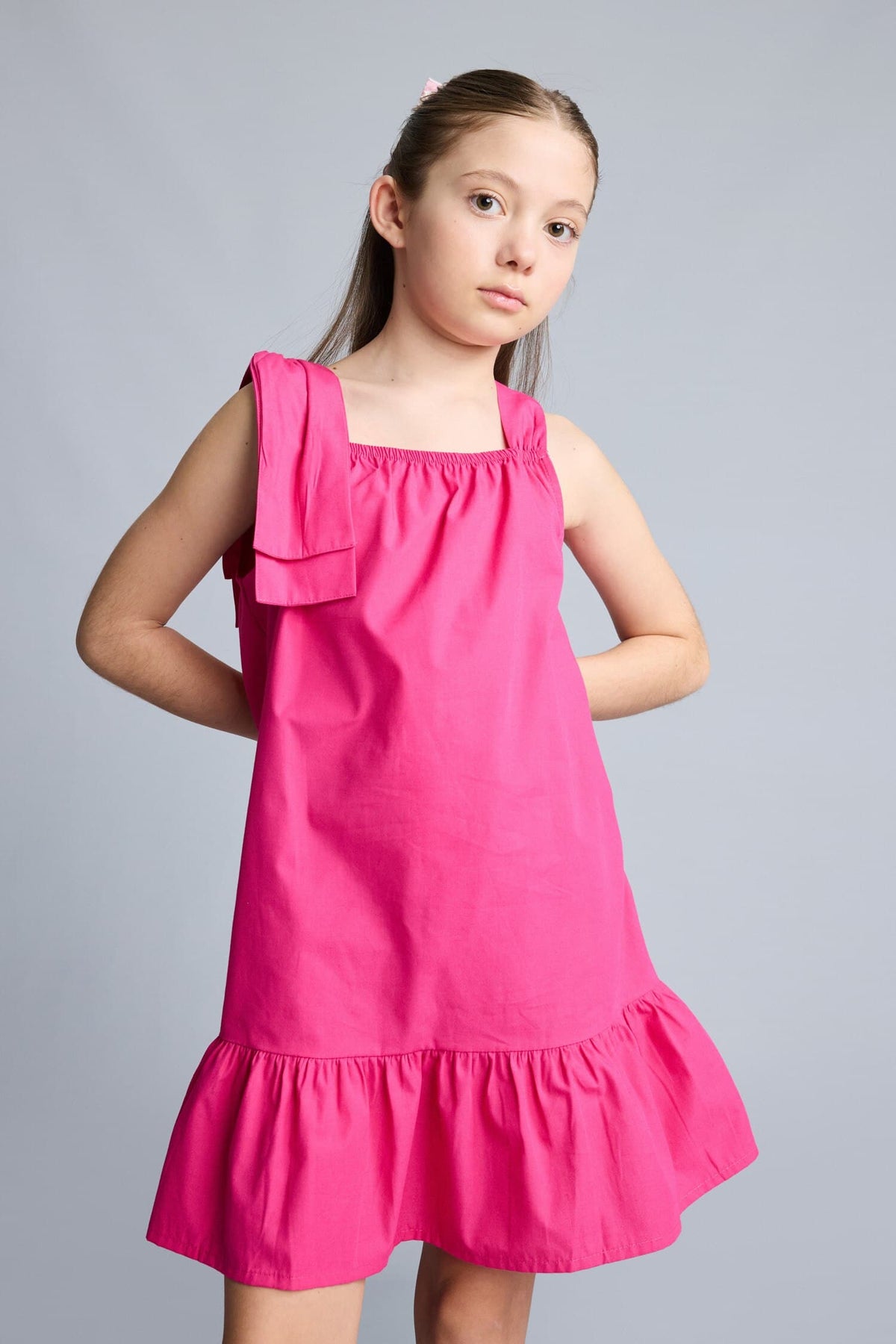 100% Cotton Sleeveless Dress Girls