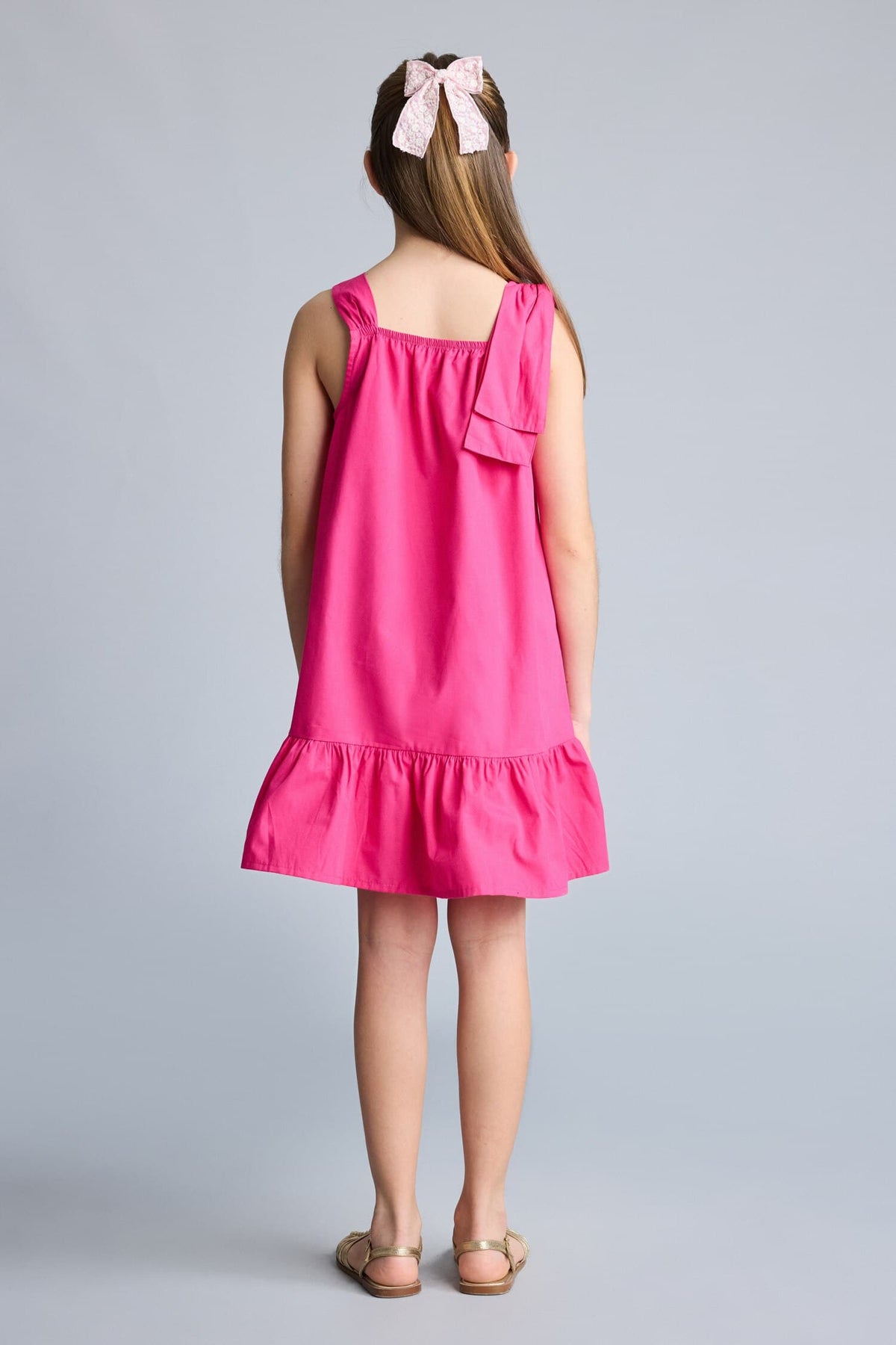 100% Cotton Sleeveless Dress Girls