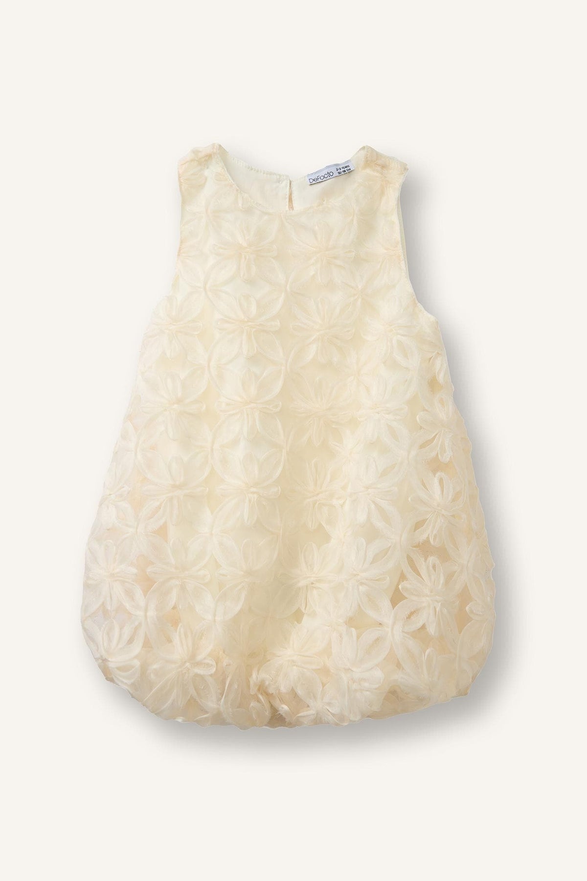 Floral Sleeveless Lace Dress Baby Girl