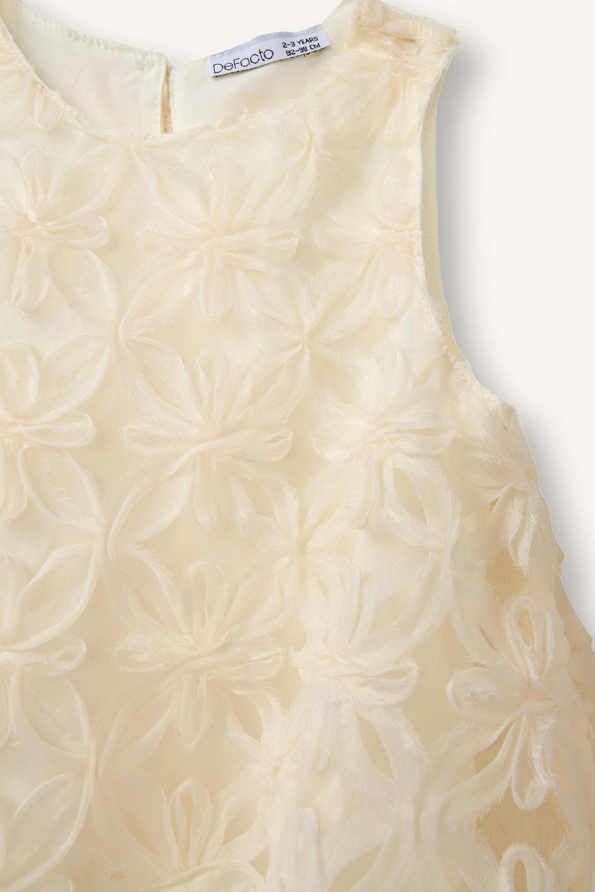 Floral Sleeveless Lace Dress Baby Girl