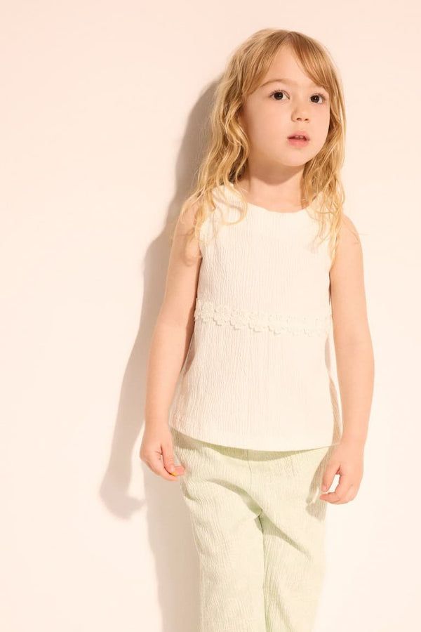 Crew Neck Undershirt Baby Girl