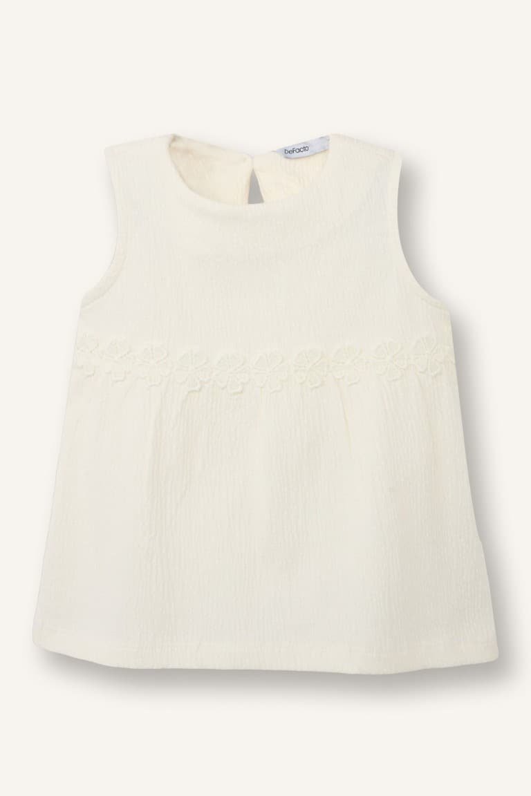 Crew Neck Undershirt Baby Girl