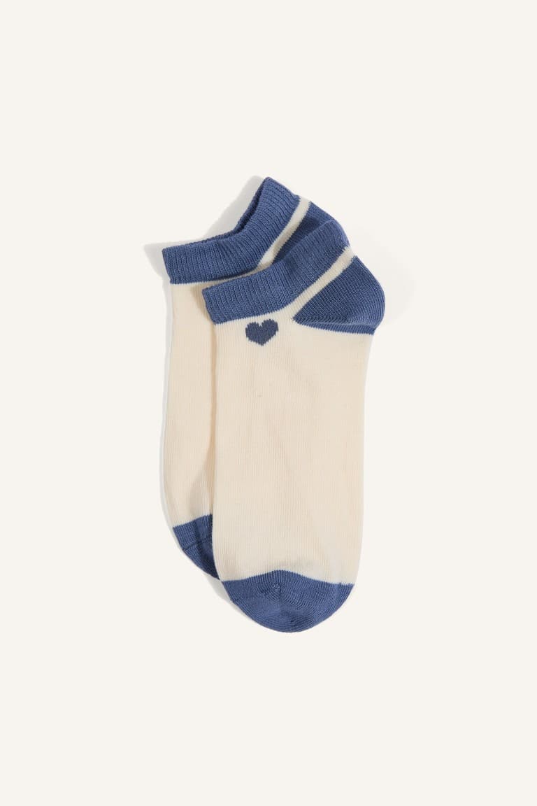 5 Pack Cotton Booties Socks Girl