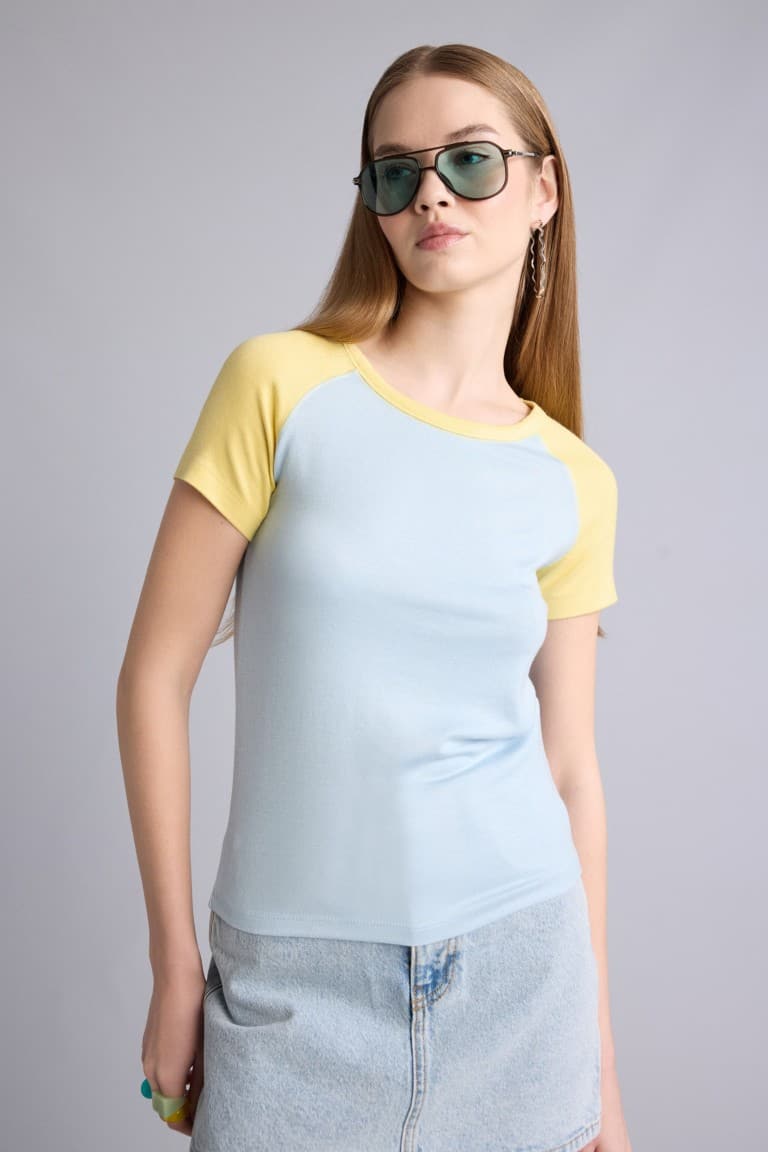 Fitted Viscose T-Shirt