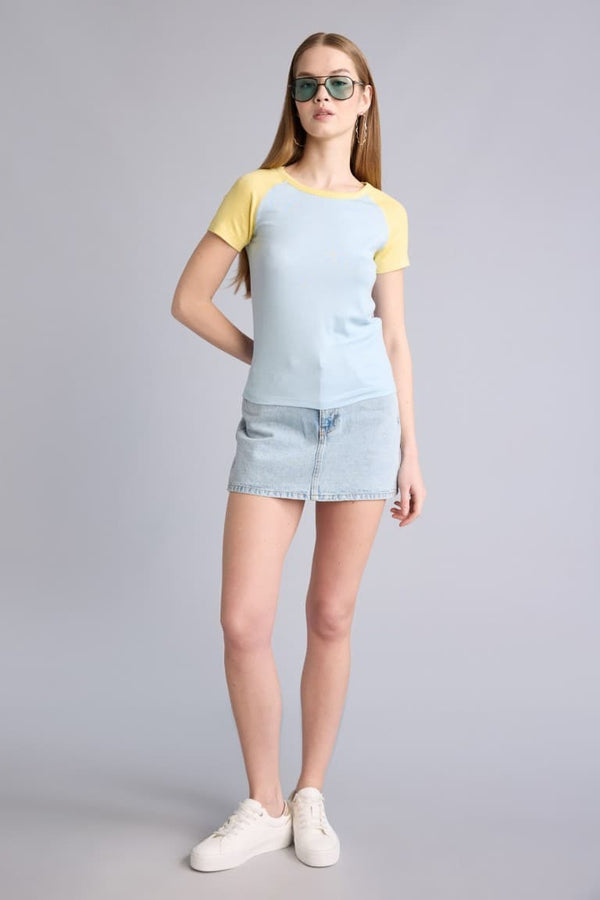 Fitted Viscose T-Shirt