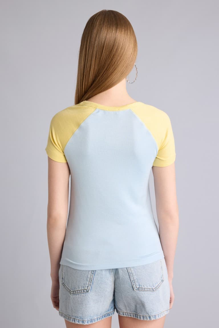 Fitted Viscose T-Shirt