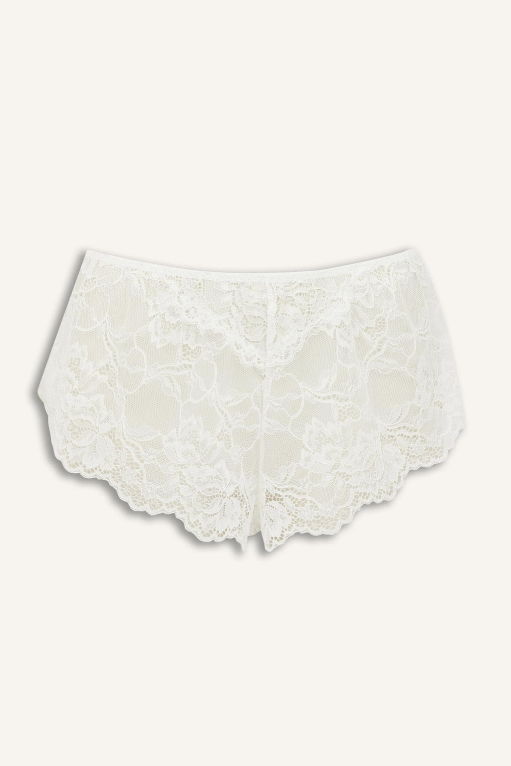 Lace Floral Ecru Panties