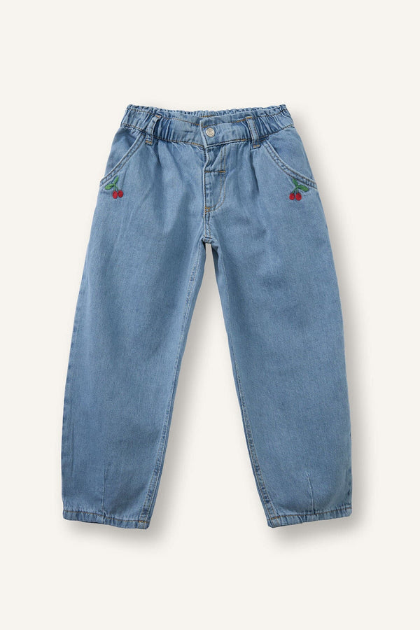 100% Cotton Paperbag Cotton Pants Baby Girl