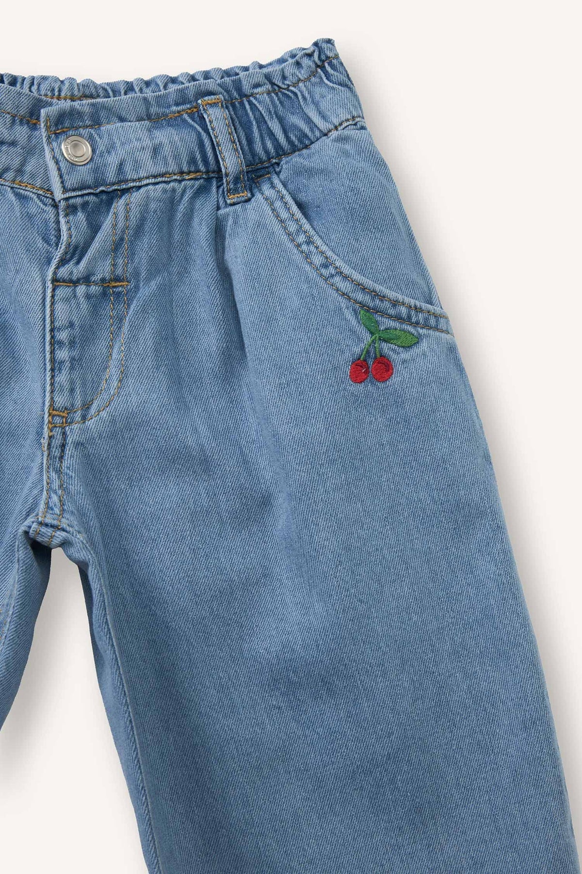 100% Cotton Paperbag Cotton Pants Baby Girl