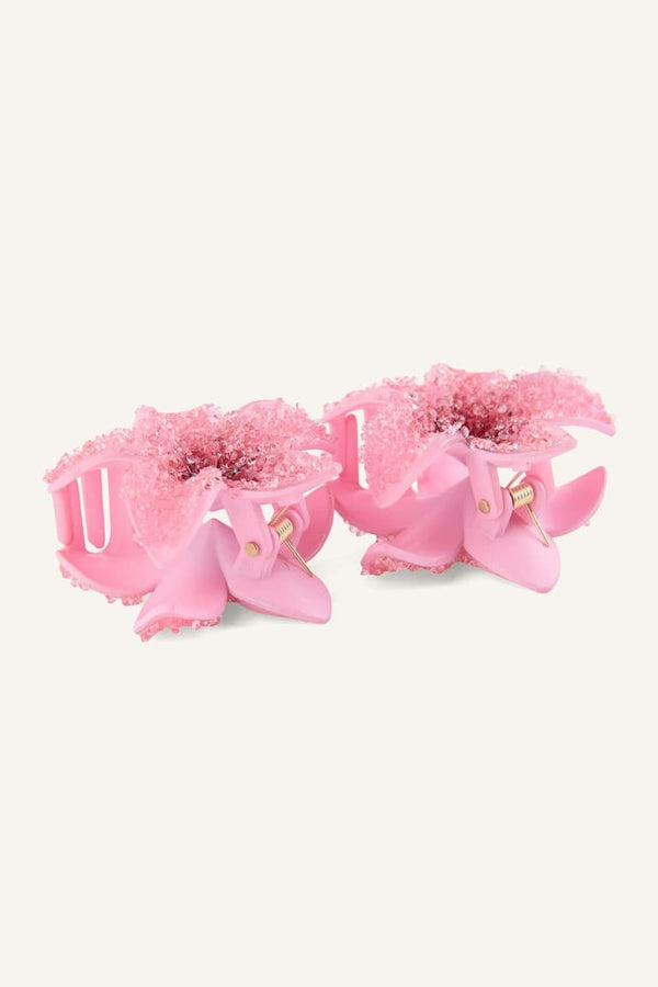 Women Floral 2-Piece Hair Clip