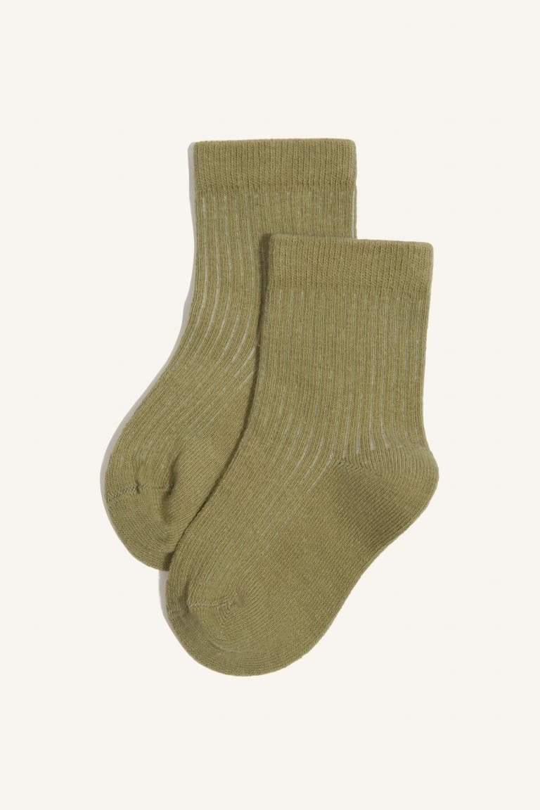 Non-Slip Sole 5-Pack Cotton Booties Socks Baby Boy Secondary image