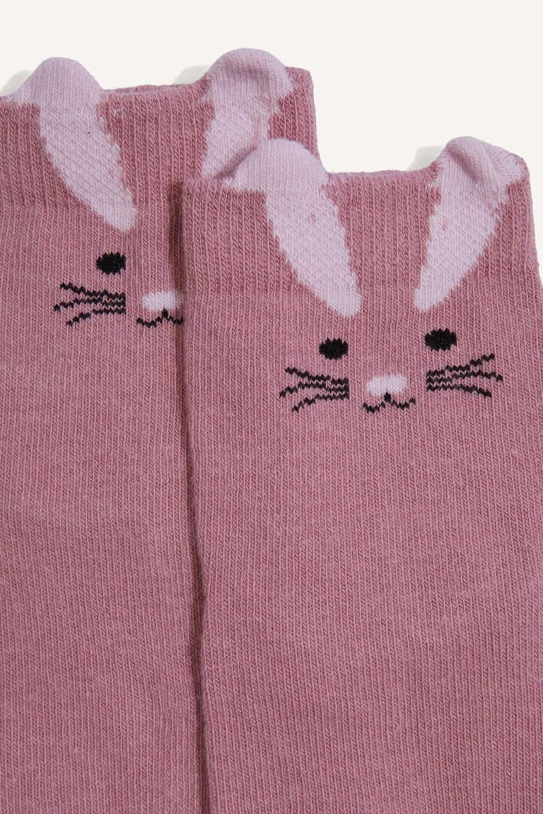 5 Pack Cotton Long Socks Baby Girl
