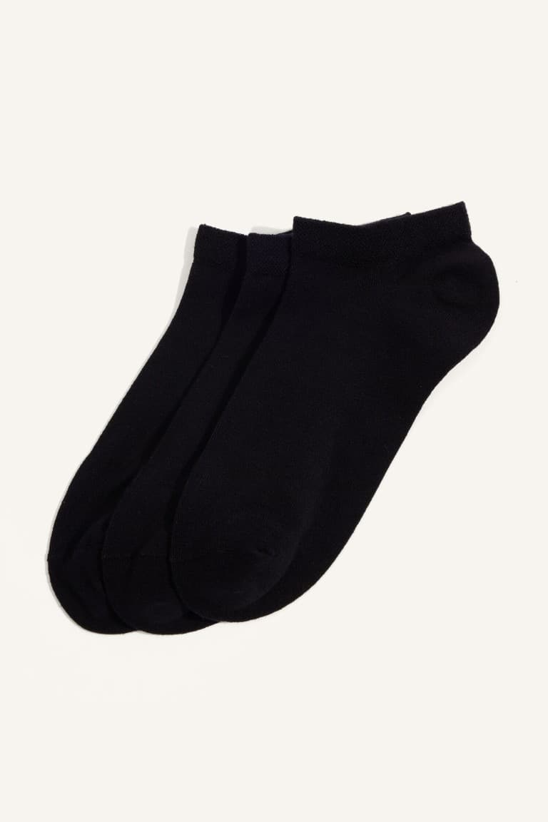Women Seamless 3-Pack Bamboo Booties Socks