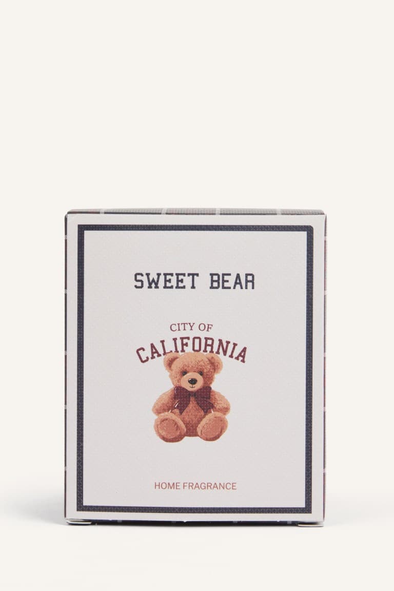 Teddy Bear Blue Decorative Candle Secondary image