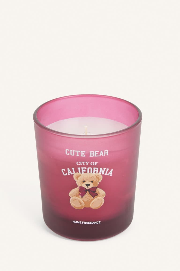 Teddy Bear Blue Decorative Candle Main image