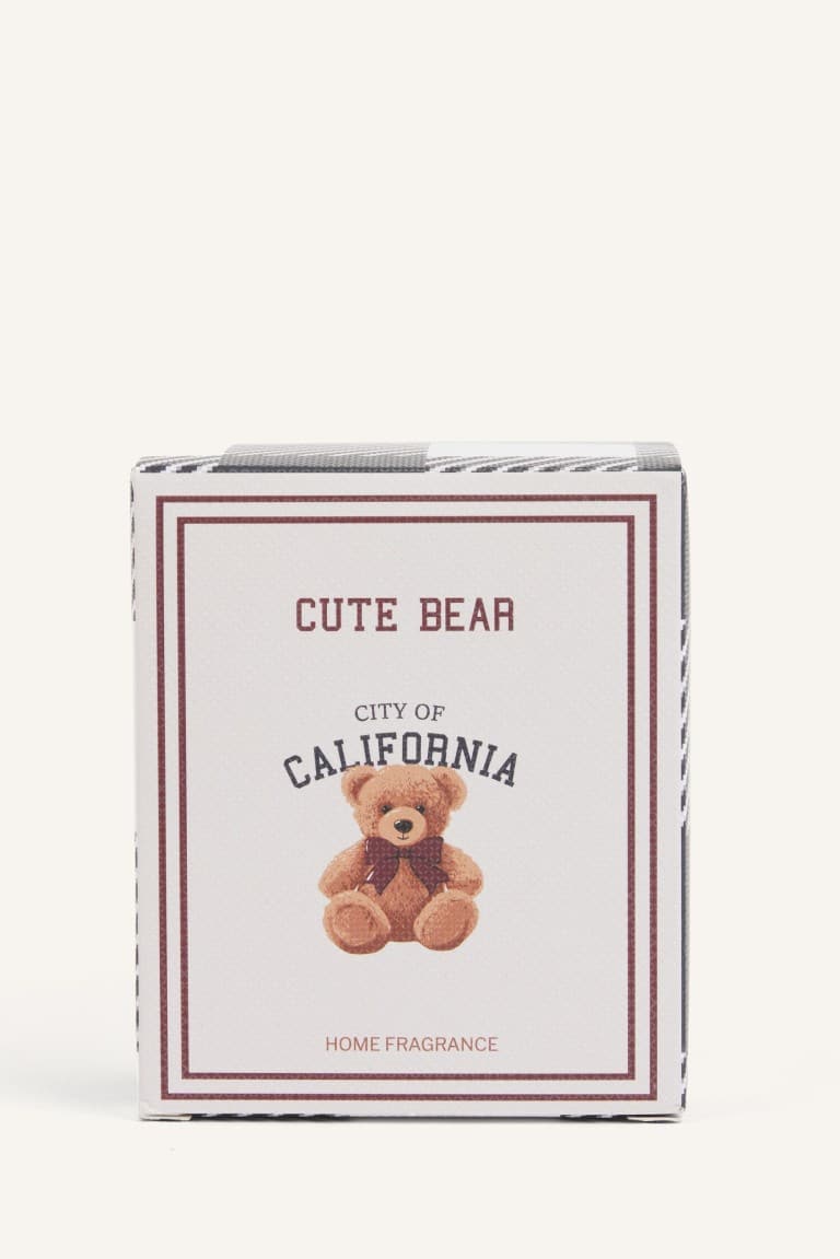 Teddy Bear Blue Decorative Candle Secondary image