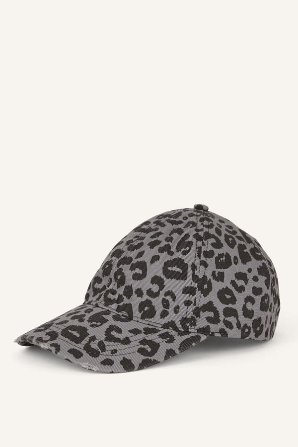 Women Leopard Print Cotton Cap Brown Hat
