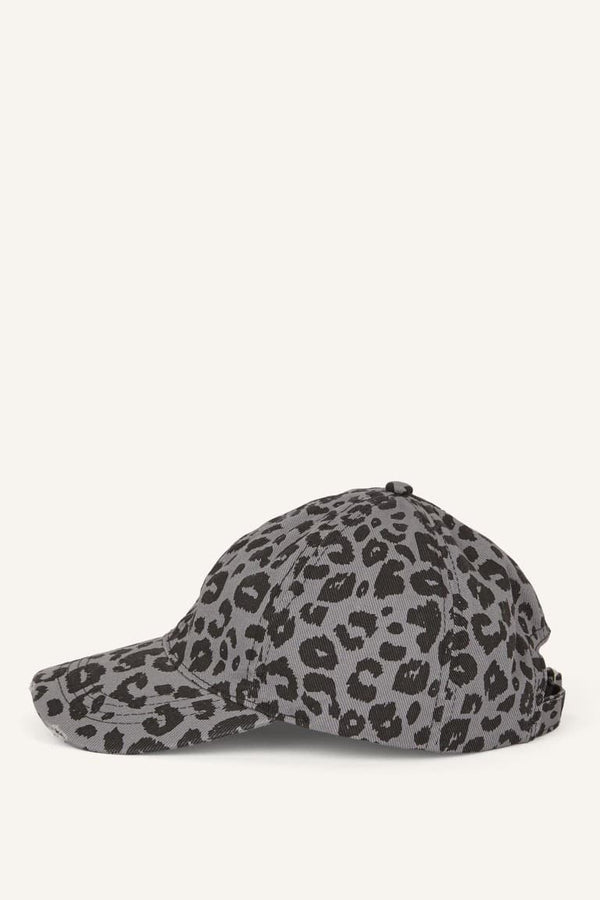 Women Leopard Print Cotton Cap Brown Hat