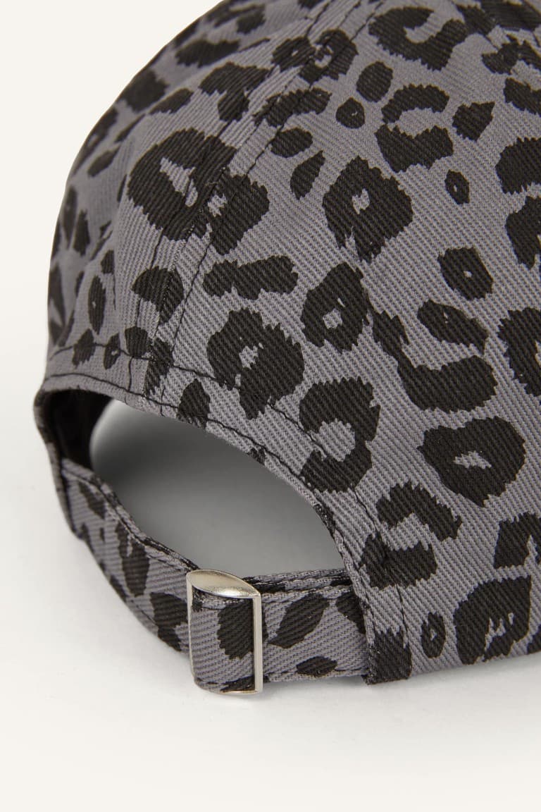 Women Leopard Print Cotton Cap Brown Hat