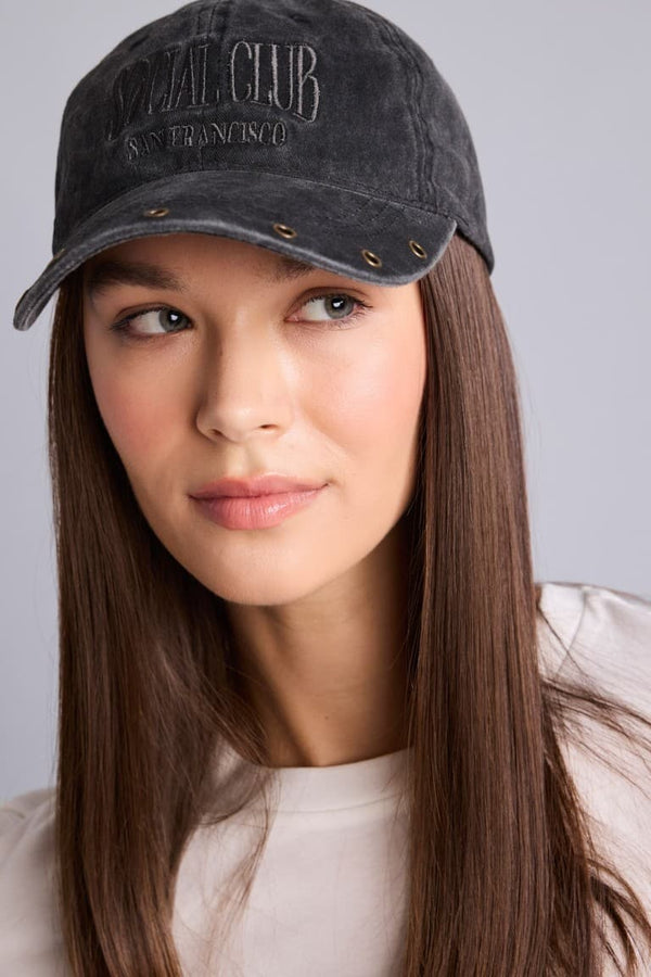 Women Wash Jean Cap Brown Hat