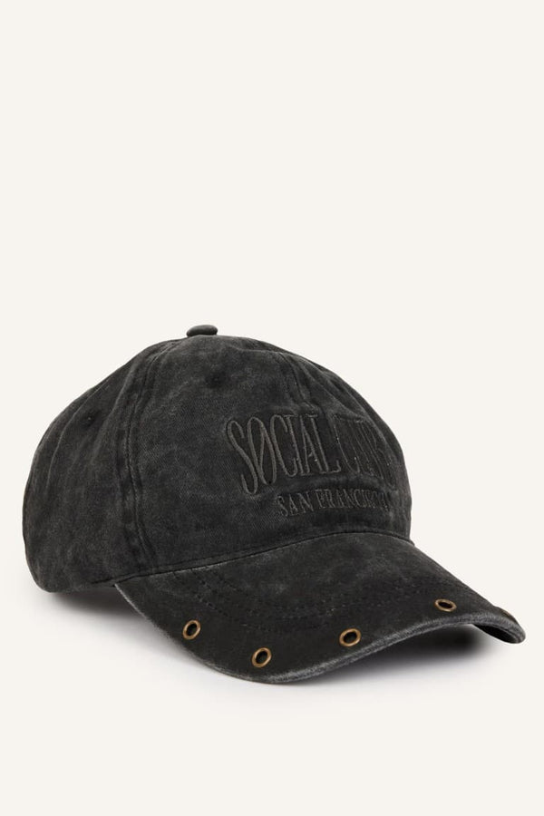 Women Wash Jean Cap Brown Hat