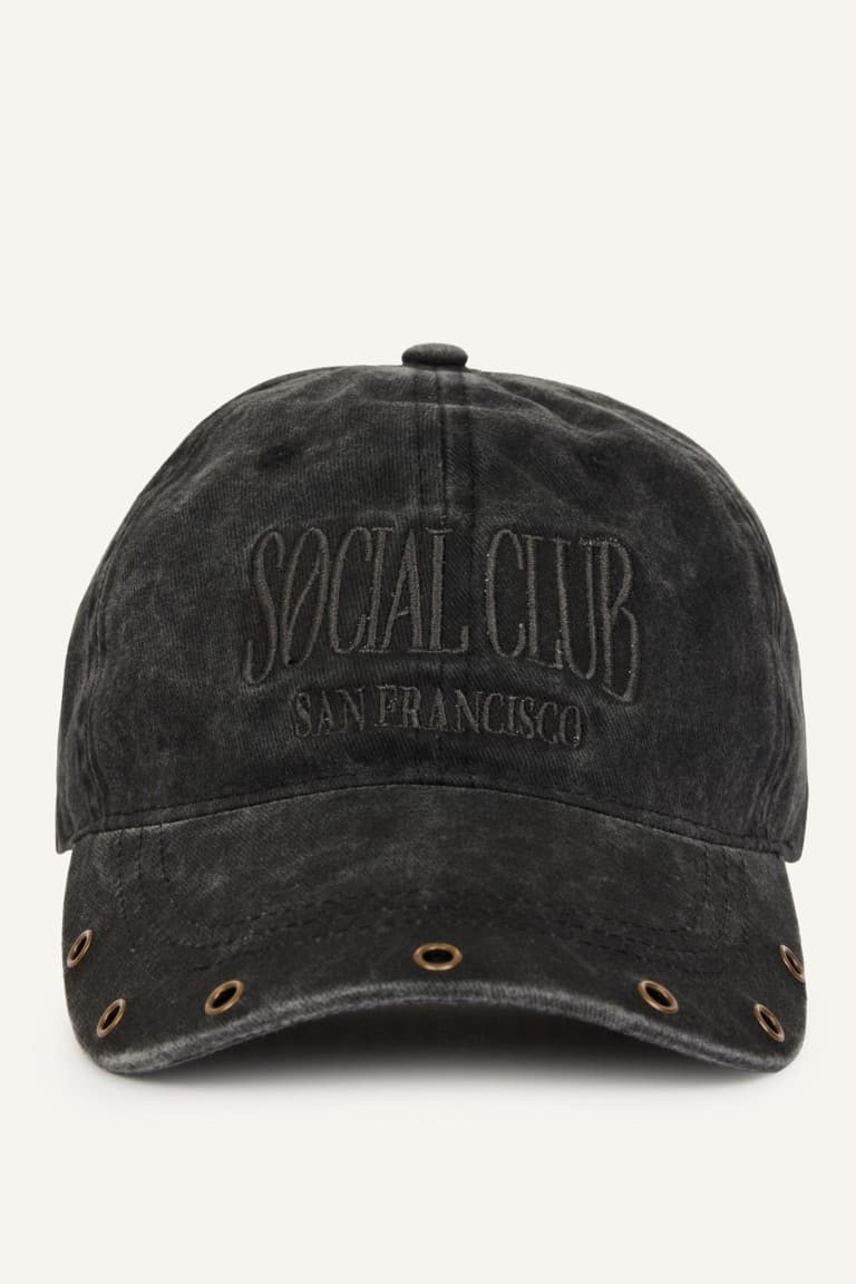 Women Wash Jean Cap Brown Hat