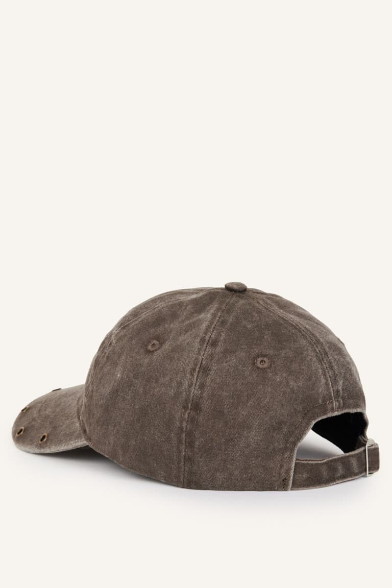 Women Wash Jean Cap Brown Hat