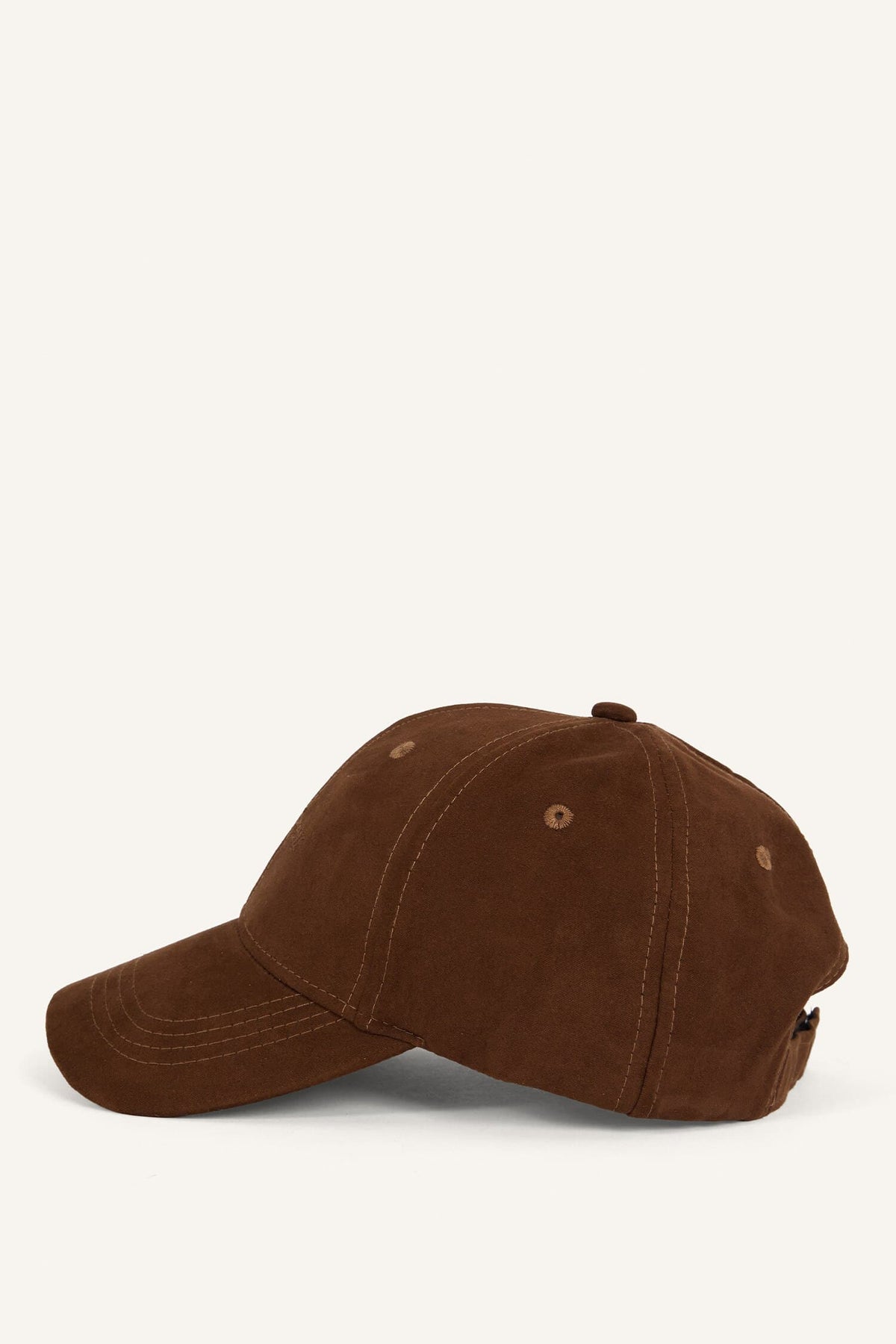 Women Lettering Embroidered Suede Cap Hat