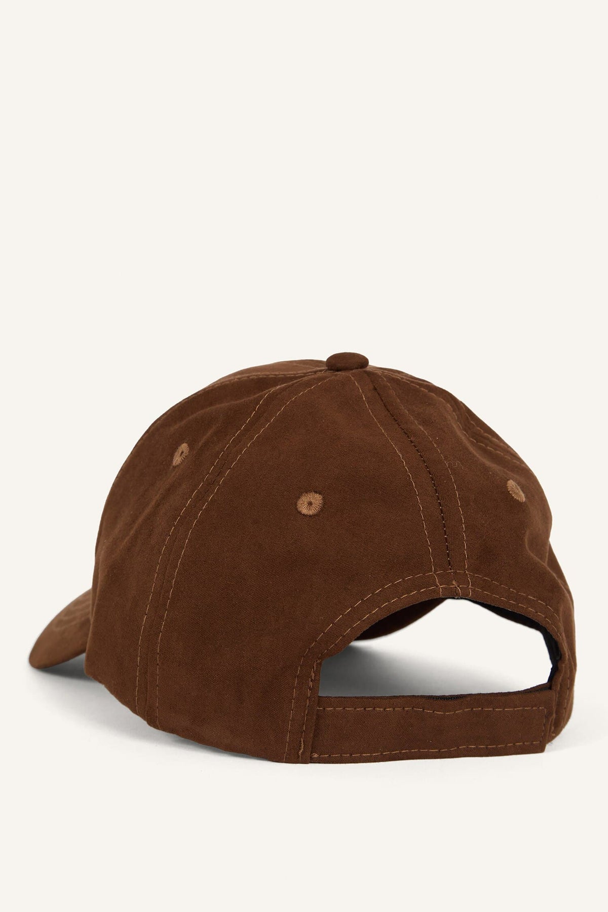 Women Lettering Embroidered Suede Cap Hat