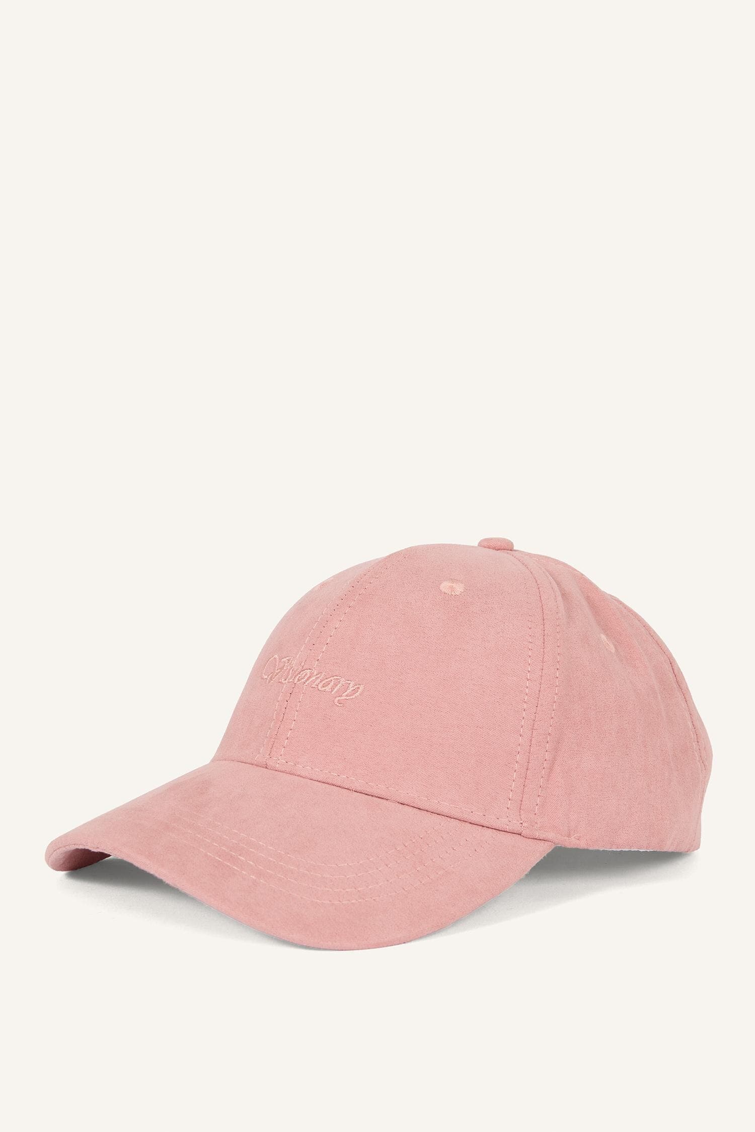 Women Lettering Embroidered Suede Cap Hat Secondary image