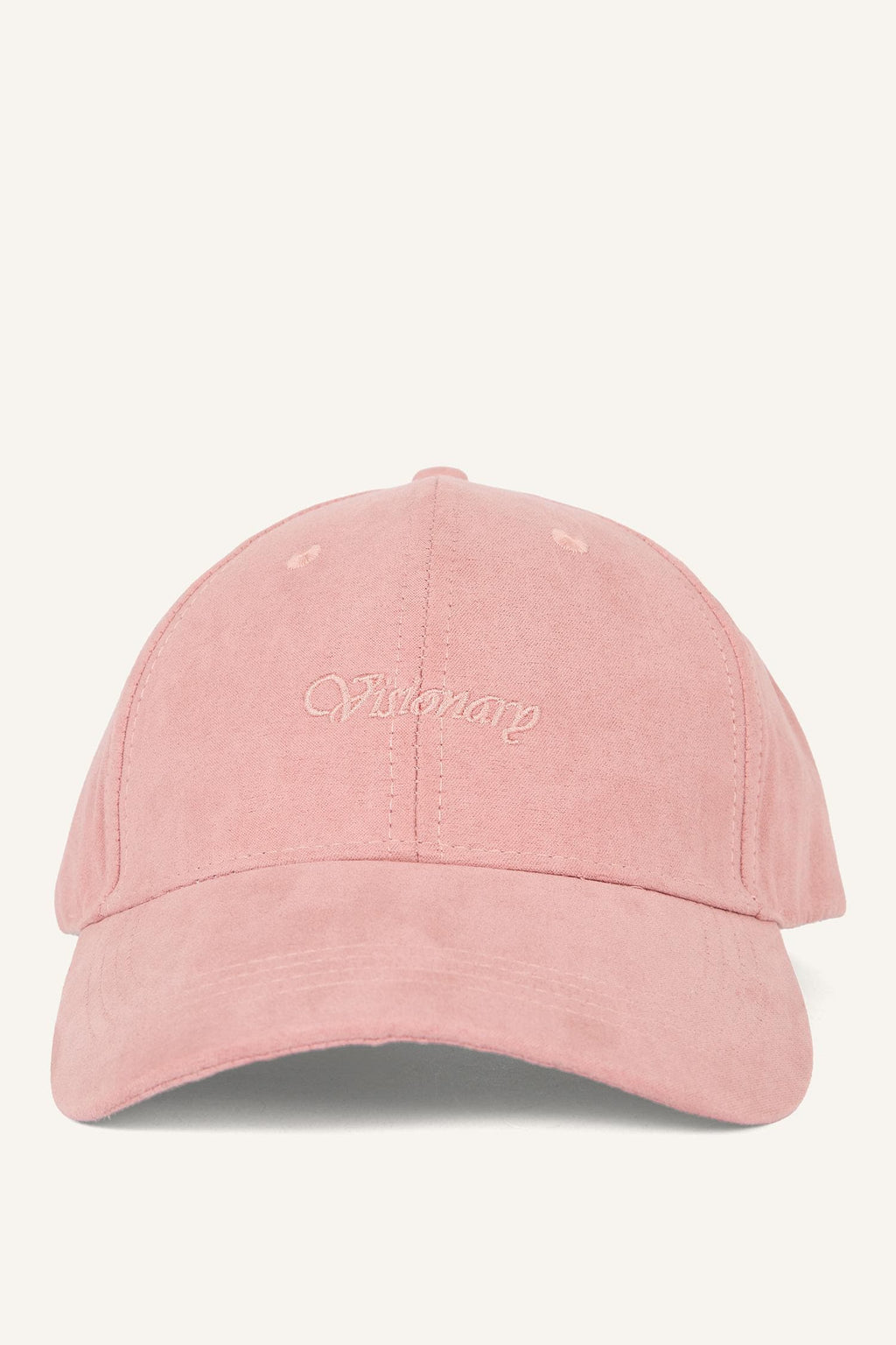 Women Lettering Embroidered Suede Cap Hat