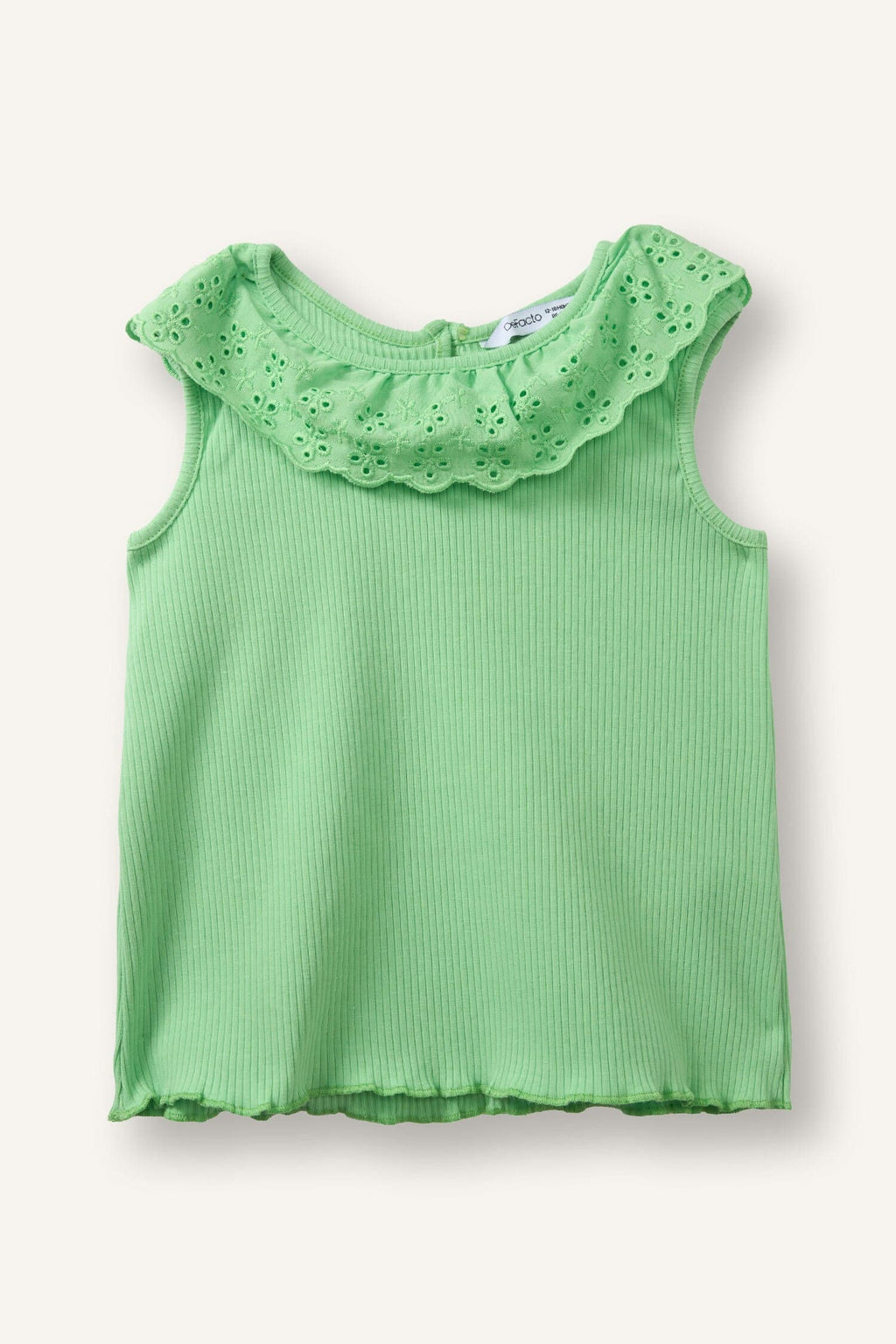 Lace Neck Undershirt Baby Girl