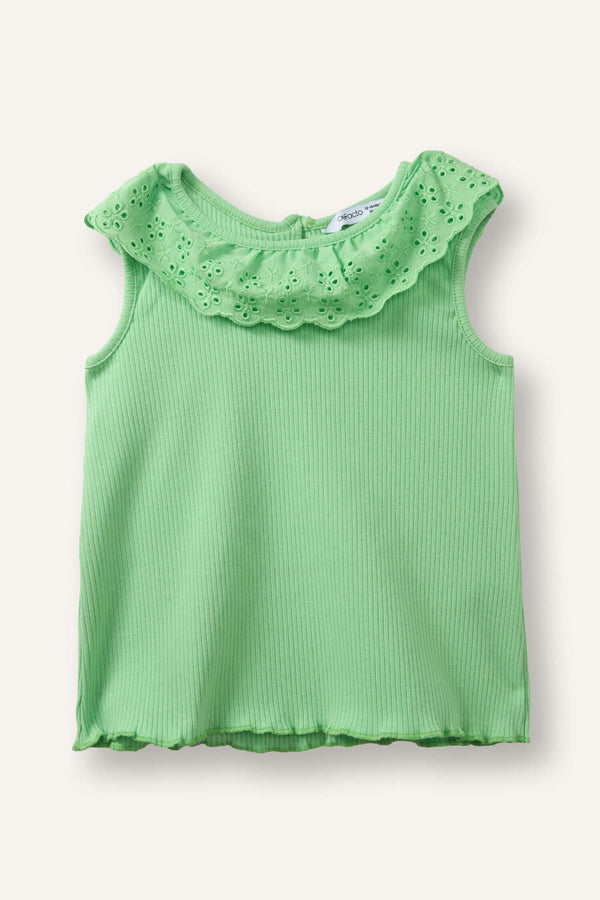 Lace Neck Undershirt Baby Girl