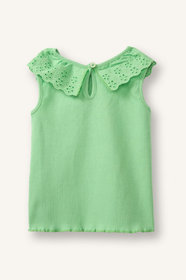 Lace Neck Undershirt Baby Girl