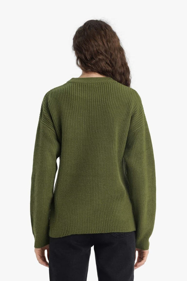 Regular Fit Crew Neck Selanik Fabric Basic Plain Knitwear Sweater