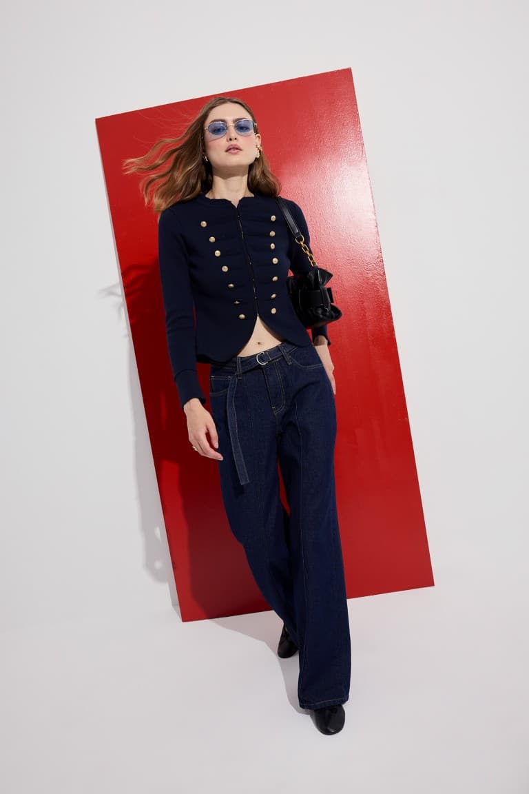 High Waist 90s Wide Leg Jeans Secondary image