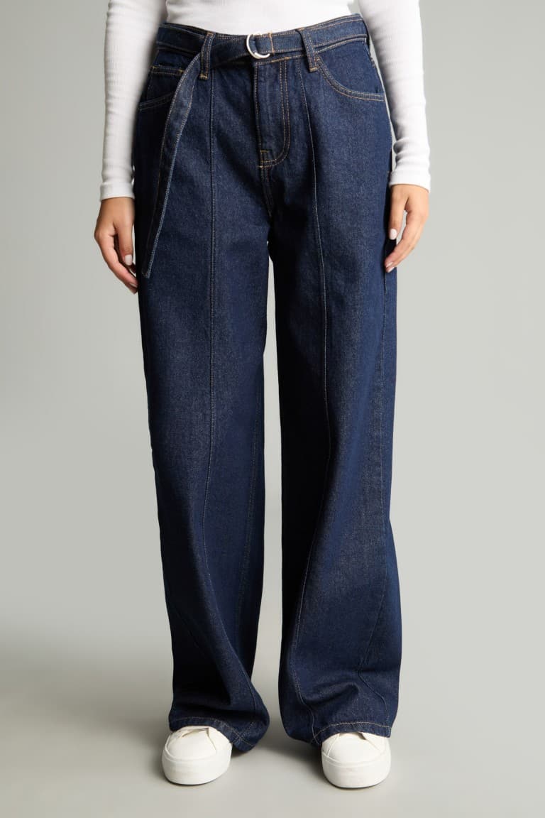 High Waist 90s Wide Leg Jeans