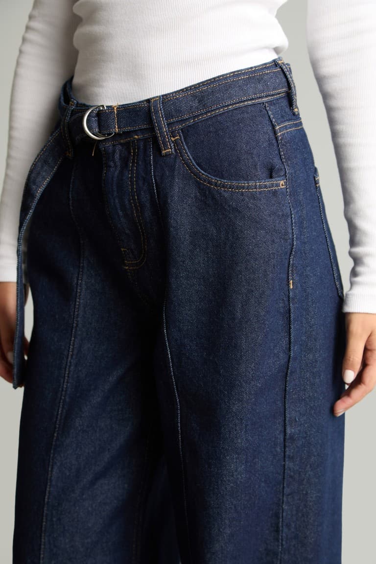 High Waist 90s Wide Leg Jeans