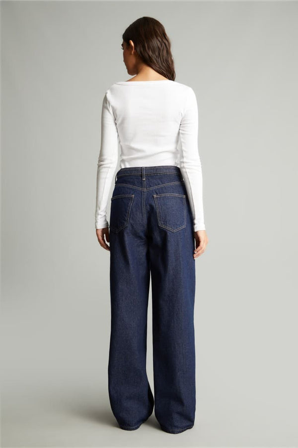 High Waist 90s Wide Leg Jeans